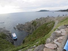 東尋坊に来たからには　岩場も見学してもらいましょう