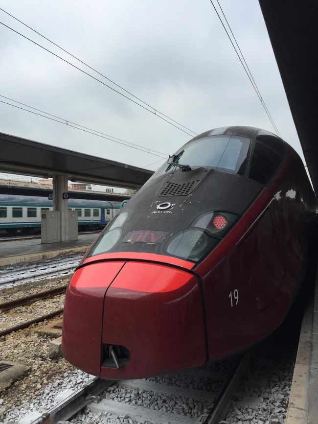 イタリア版新幹線でフィレンツェへ<br />（事前にユーロレールのホームページで予約済み）<br />VENEZIA S LUCIA > FIRENZE S M N<br />13:00 発　NTV9983