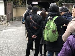 駅から東福寺に向かうと、臥雲橋の手前で早くも渋滞。