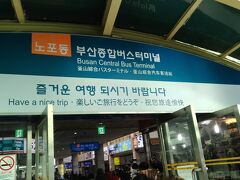 翌朝は釜山総合バスターミナルから東大邱へ
