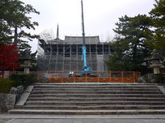 法隆寺 中門(国宝)
…工事中(´・ω・｀)


