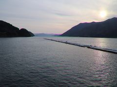 舞鶴湾に沈む夕陽