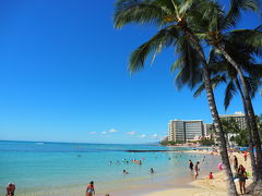 ハワイって感じ！青い海と空です。