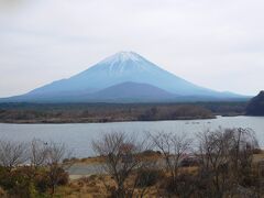 精進湖からの富士