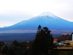 山中湖のホテルより