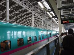 翌朝本八戸駅から八戸駅に移動して、東北新幹線はやぶさで先ずは盛岡に向かいます。