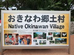 「おきなわ郷土村」
おきなわ郷土村は、琉球王国時代（その中でも17～19世紀頃）の沖縄の村落を再現しており、伝統的な村落形態のなかに、民家や高倉を再現しています。

こちらは無料です。
入りましょう。