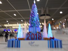  成田空港には、こんなに大きなクリスマスツリーが飾ってありました。
この時期に成田空港に来ることが殆どありません。