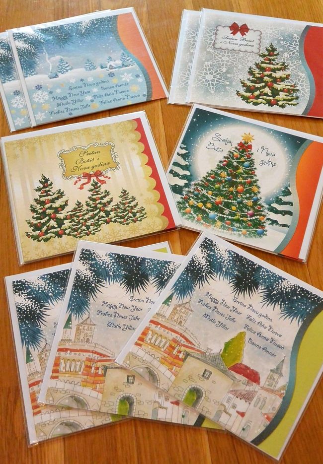 ハンドメイド雑貨のお店『Maksuz』で買ったクリスマスカード。