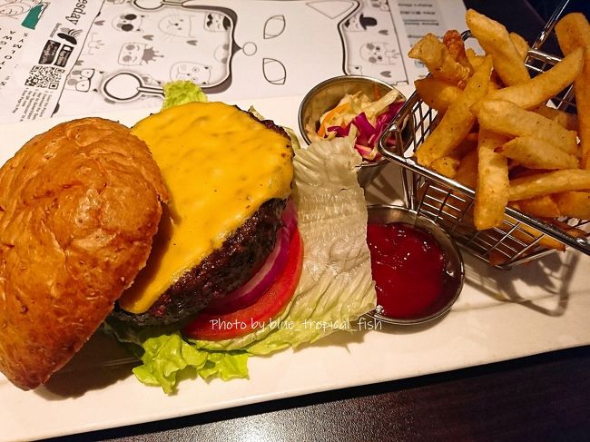 和牛バーガー。<br /><br />