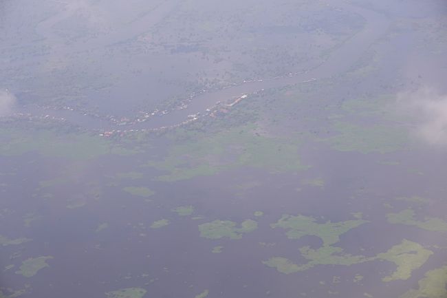 ●K6 105便から<br /><br />10:52。<br />トンレサップ湖です！