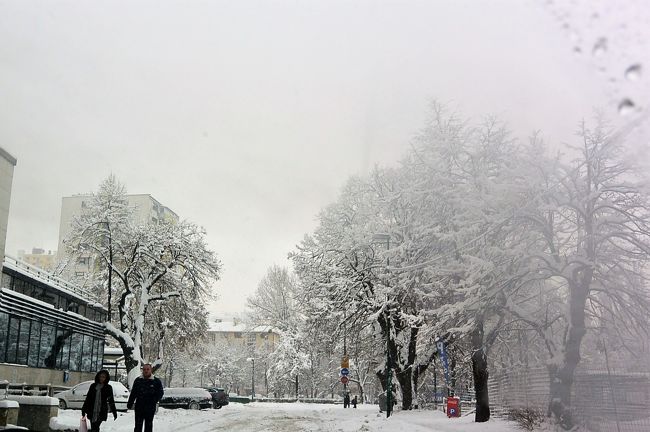 『Novotel Sarajevo Bristol Hotel』のカフェへ。