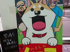 秋田空港到着。
秋田と言えばかわいい秋田犬が主人公のアニメ、いとしのムーコの舞台ですね。