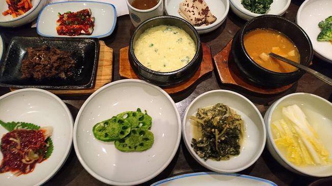 牛肉、ケランチム、テンジャンチゲも付いてました。