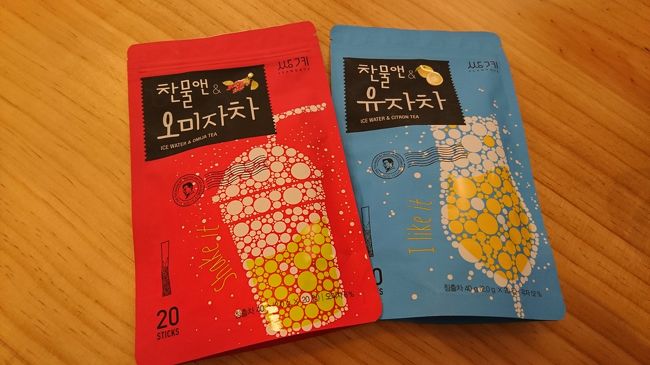 現代百貨店で買ったお茶２種類。<br />寒い時期は温かいお茶をよく飲むので購入しました。<br />次のソウルは３月です。<br />