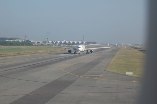 まもなく離陸。