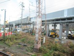 米原駅からは北陸本線に入ります。
駅を出てすぐに東海道本線や東海道新幹線とお別れ。