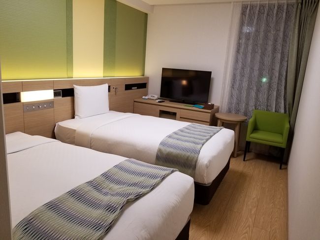 ホテルドリームゲートアネックス。<br />ツインの一番安いお部屋です。