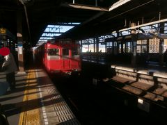  鶴舞線終点の上小田井駅に到着しました。名鉄犬山線に乗り換えをすることができます。