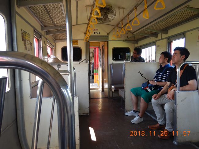 到着までちょっと座りましょうか・・・