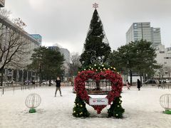 満腹なので帰りは徒歩でホテルへ戻ります。
大通公園に来ました。