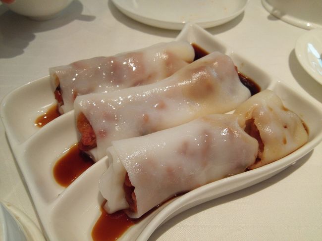 海老が食べられない夫のためにチャーシューの腸粉。