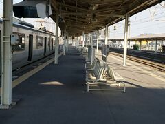 3分ほどで鹿児島駅に到着。

ここは駅舎の建て替えが行われるはず。
その前に古いのをもう一度見ておこうと思ったのだけど・・・