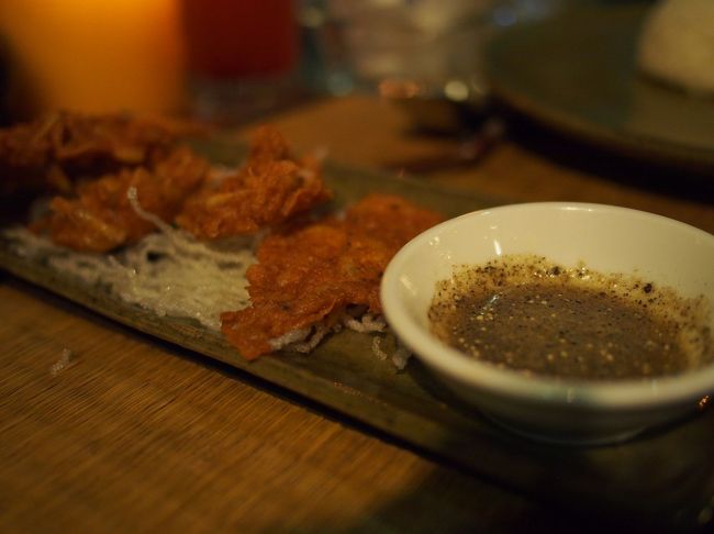 小エビの揚げ物？香ばしい感じです。