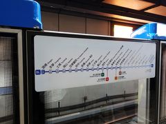 忠孝復興駅のホームドア。