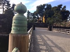 「和田倉橋」。

木製の橋で、皇居のお濠に架かる橋で江戸時代の「木橋」の姿が残されているのは、この「和田倉橋」と「平川橋」のみです。
橋の欄干に飾られている擬宝珠（ぎぼし）も、元の橋のものを使用しているそうです。