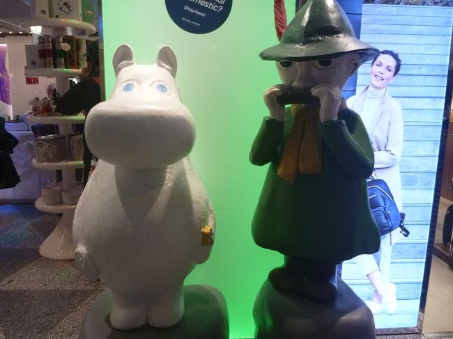 お馴染み、ムーミンも。。