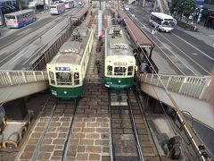 長崎駅前電停を上から。いい眺め。