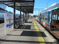 10:33　大胡駅に着きました。（中央前橋駅から15分）