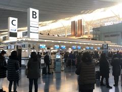 定刻通り羽田空港到着。
着いてびっくり、２８日早朝というのに、空港は大混雑。