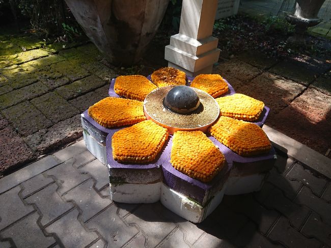 黄色が引き立つオブジェ。