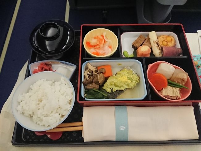 最後は和食。<br />初めて利用したチャイナエアラインは、とても良かったです。また、利用したいな、と思いました。<br /><br />