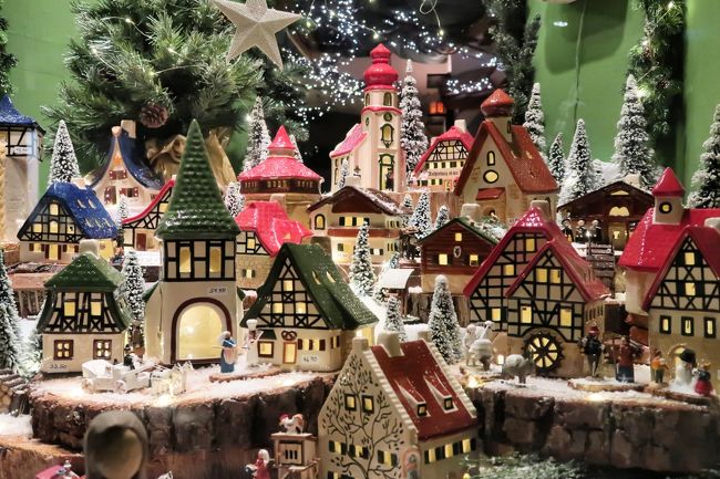 【新品】ドイツ　ローテンブルク　クリスマス　4枚セット ローテンブルク ショッピング・かわいい雑貨のお土産や得な