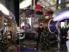 重慶大厦から尖沙咀のフェリー乗り場まで歩きます。
iSQUAREのクリスマスデコです。