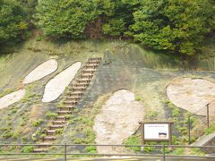 続いて出雲弥生の森博物館へ。博物館の隣に、横穴墓群が。