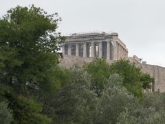 パルテノン神殿が見えます。