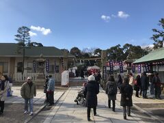 初詣は和田岬にある和田神社。