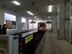 万葉線に乗り換えです。高岡中心部から日本海側へ延びる路面電車です。

さすがにフリーきっぷの対象外。バスと同じく乗車時は整理券を受け取り降りるときに支払います。