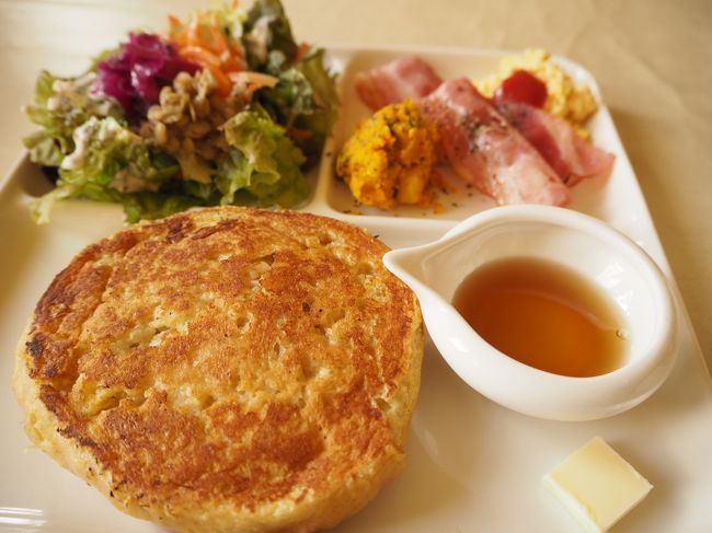 フレンチトーストのワンプレート<br />・・・モーニングじゃない時間帯のメニューで食べたいものあったんだよなぁ～失敗した。