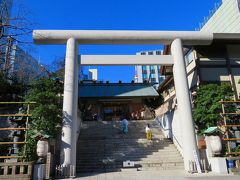 ここも小網神社同様に大鳥居～階段を上り切ったら境内と言う大神宮と言う名称ながら境内は手狭な雰囲気。