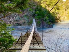 いよいよ渡ります。
思ったより、足場が狭い…
近くで見ると、結構揺れてる。

もう、渡ってる時はめーっちゃ揺れて、へっぴり腰でどうにか渡りきった感じ。
すごい怖かった…

私たちの後ろにいたご夫婦は、私たちが渡り終わった後もスタート地点から10メートルくらいの場所で固まってました。あの2人、ちゃんと渡りきれたのかなぁ。