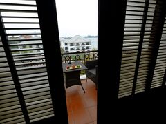 朝のベランダからの眺め。