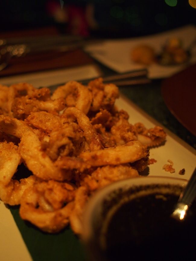 ここでもイカの揚げ物･･･好きなんです！