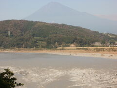 富士川楽座からの眺め

富士川と富士山