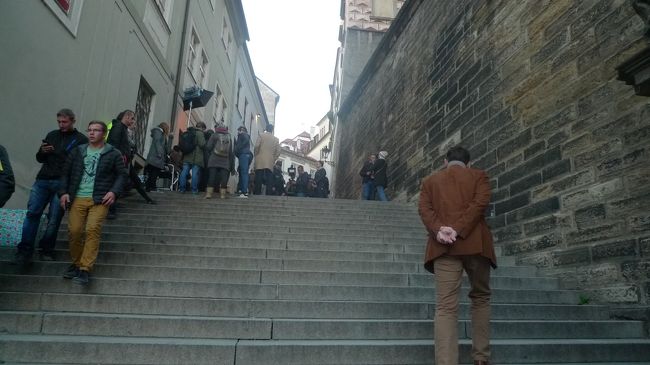 実際の撮影現場に遭遇。<br />絵になる場所です。