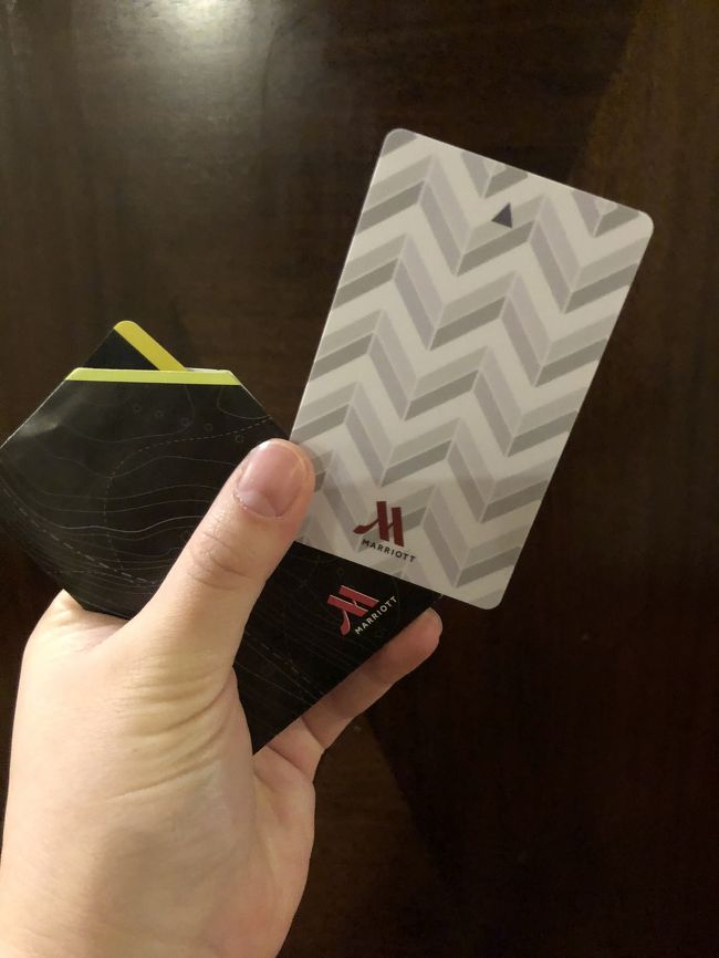 部屋はカードキーです。